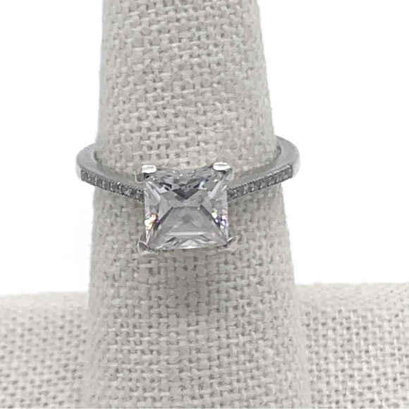 Tocara Sterling Silver CZ Solitaire Ring 6.5 - Picture 1 of 5